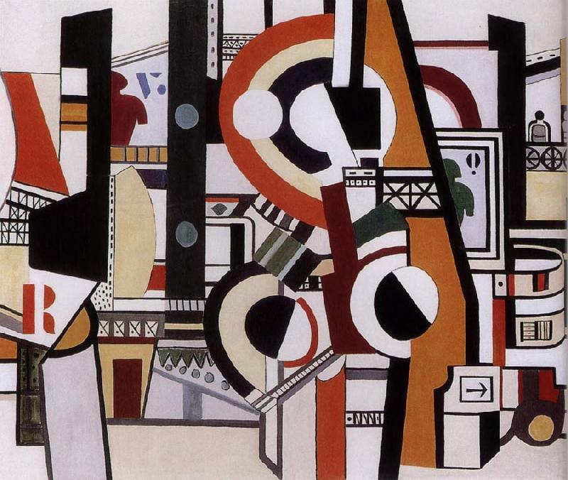 Fernard Leger The disk in the city